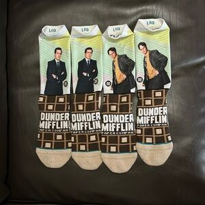 Stance x The Office socks. Both pairs, yours to mix or match.